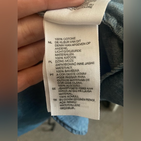 & Other Stories denim dress with balloon sleeve - Picture 6 of 6